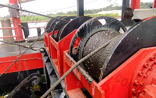 Cutter Head Dredge Winch - Leader Dredger